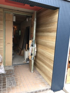 店舗外壁リフォーム工事