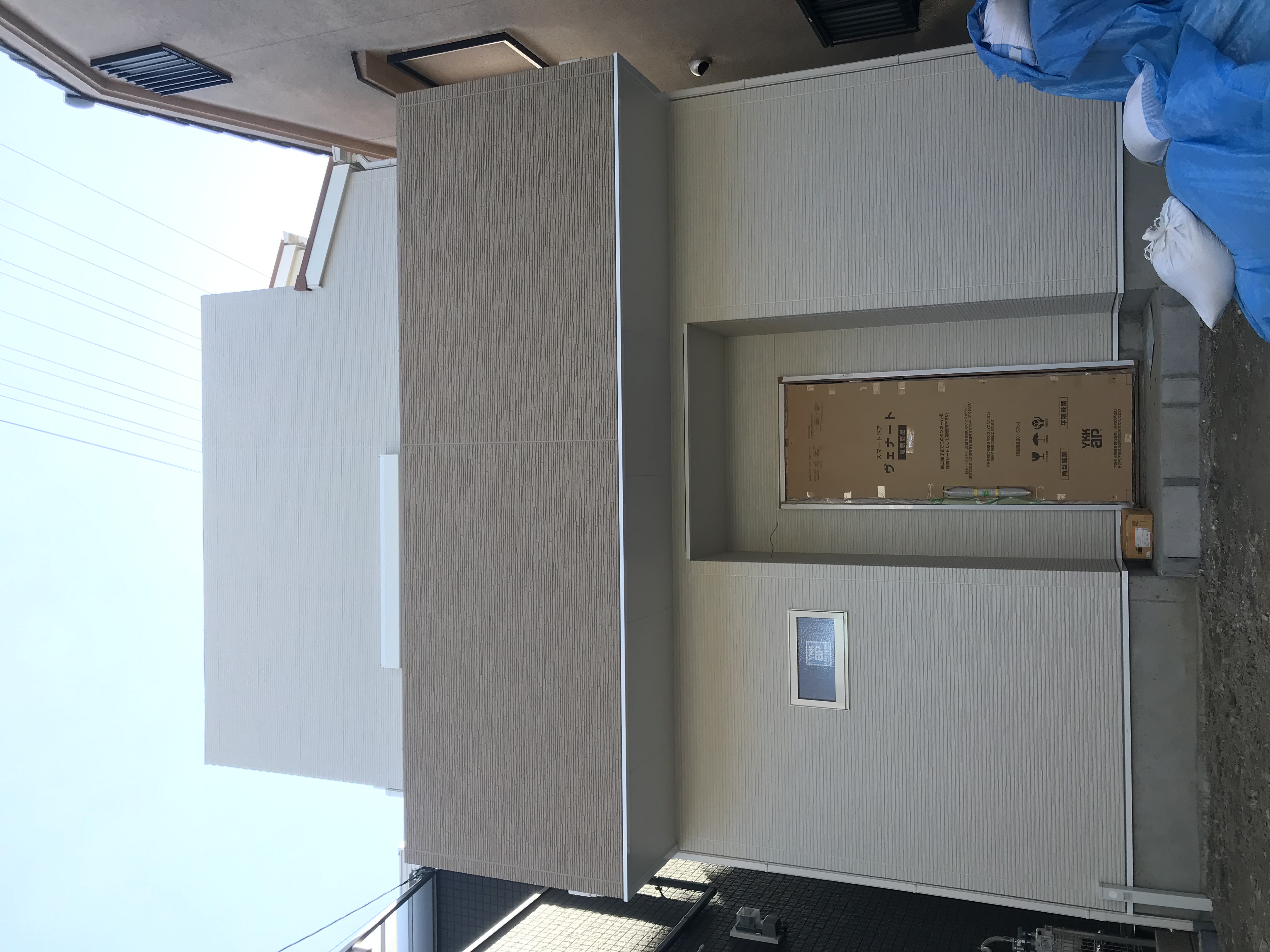 大阪府大東市、新築現場